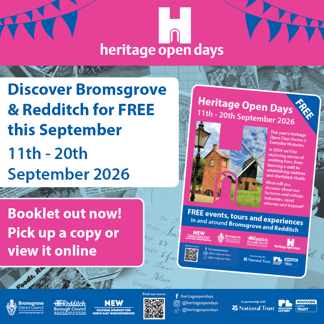 Unlock the Stories Behind our Borough — Redditch news photo (Redditch Borough Council)